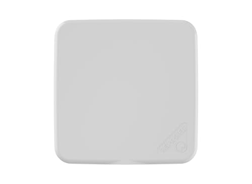 Rev-A-Shelf 27 Qt Garbage Can Lid for Base Kitchen and Bathroom Cabinet Bin - color: White, size: 27 QT