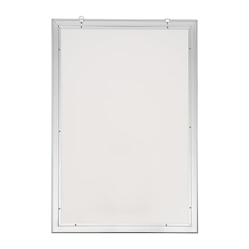 LED Movie Poster Frame 27 x 40, Wall Mounted Poster Frame LED Light Box Backlit Movie Lightbox Theater Advertising Display Cinema Snap Light Box for Film Exhibitions, Advertisements, Sign - color: Silver, size: 27" x 40"