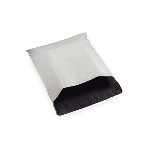 10 EcoSwift 24 x 24 White Large Poly Mailers Size #9 Self Sealing Envelopes Plastic Shipping Mailing Bags 24x24 2.35 mil X-Large Size - size: 24x24