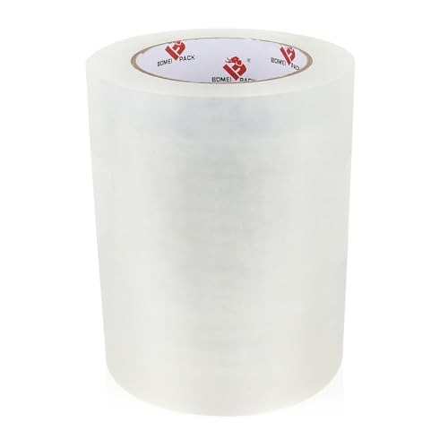 BOMEI PACK Clear Shipping Tape 6" Wide, 6 inch x 110 Yards (330ft), Industrial Grade 6 inch Heavy Duty Packing Tape for Box Office Moving, Shipping and Mailing - size: 6 inch x 110 yards