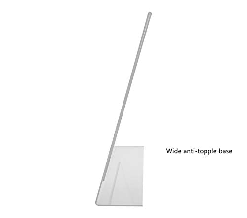 Marketing Holders 6 Pack Acrylic Sign Holder for 14" x 11" Printed Material Landscape Clear Slant Back Plexiglass Countertop Side Load Graphic Image Display Retail Stores Offices and Restaurants - size: 14"w x 11"h
