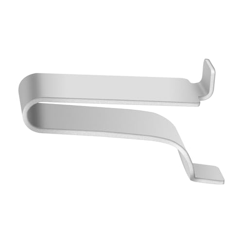 VEVOR Shelf Clips, 40 Pack, Adjustable Steel Pilaster Shelf Clips Support for Metal, Wood, Glass Shelves, Compatible with Wardrobes, Cabinets, Bookcases, Shoe Racks and Display Racks (Silver) - style: Horizontal Brackets