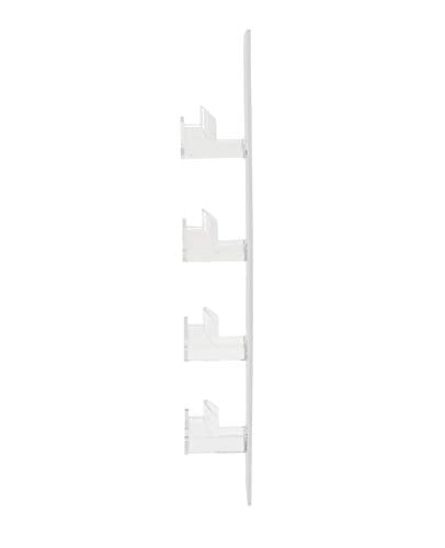 Marketing Holders 2 Pack Sunglasses Rack 4 Tier Holds 4 Pair Wall Mount with Hanging Hardware Eyeglasses Labs Spectacles Clear Acrylic Display Safety Glasses Warehouse Retail Shops Optical Center - size: 4 Tier Clear