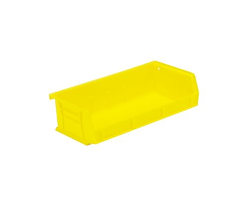 Quantum Storage QUS232 Ultra Stack and Hang Bins - 5-3/8" x 11" x 3" - 8 Pack - color: Yellow