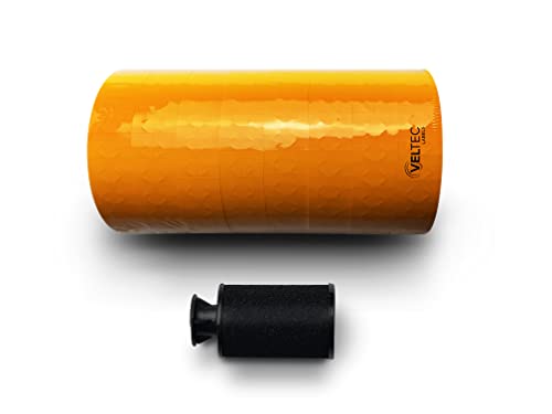 Orange Labels for Monarch 1131 One-Line Price Gun – 1 Sleeve, 20,000 Labels, Pricemarking with Security Slits and Free Ink Roller - color: Orange
