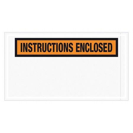 5 1/2 x 10" "Instructions Enclosed" Envelopes