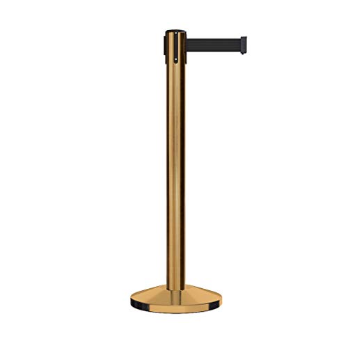 Crowd Control Warehouse CCW RBB-150 Retractable Belt Barriers, Set of 2 - color: Black