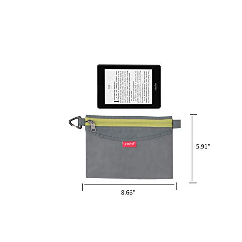pack all Water-Resistant Zipper Pouch, Mesh Zipper Bag, 8.66"x5.91" - color: Grey, size: Small