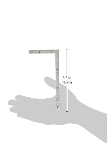 Shinwa Sokutei 12103 Gojimushi CM Eye - style: 5-Dimensioner Stainless Steel 5.9 x 3.0 inches (15 x 7.5 cm), Same Face and Back