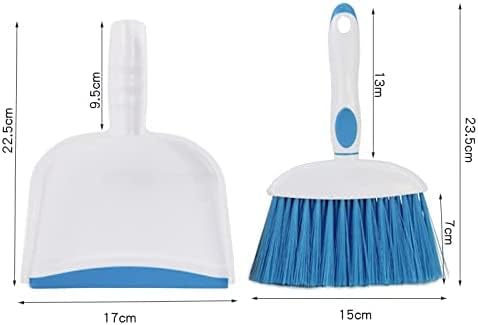 Small Broom and Dustpan Set, Small Dustpan and Brush Set, Mini Dust pan and Brush, Hand Broom and dust pan, Mini dustpans are Ideal for Cleaning Little Areas Like Desks, Chairs, Kitchens, pet Rooms. - size: 1pcs
