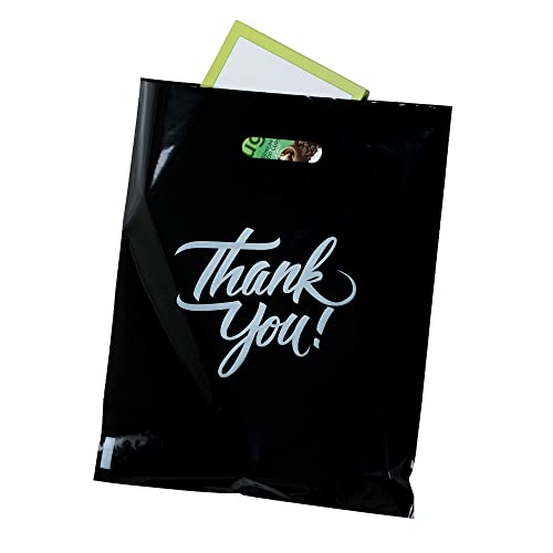 Infinite Pack Black Plastic Merchandise Bags, 16x18, 500pcs, 1.75MIL - color: Black, size: 16" X 18", PACK OF 500