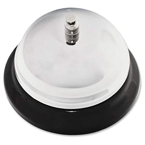Advantus Call Bell, 3 3/8" Diameter, Chrome (CB10000)