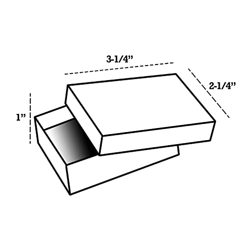 JewelrySupply White Swirl Jewelry Box #32 (Case of 100)