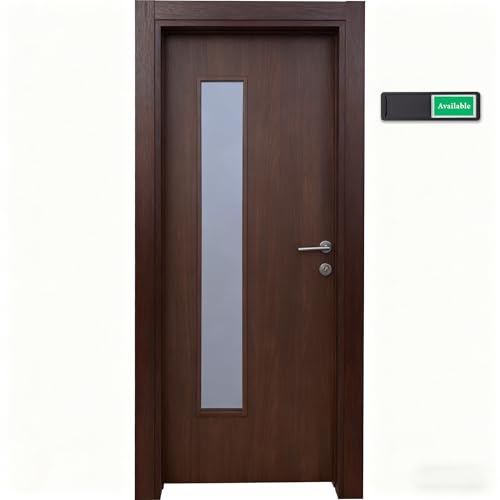 In Session or Available Door Sign, Sliding Privacy Indicator Signs - color: Black In Session Available