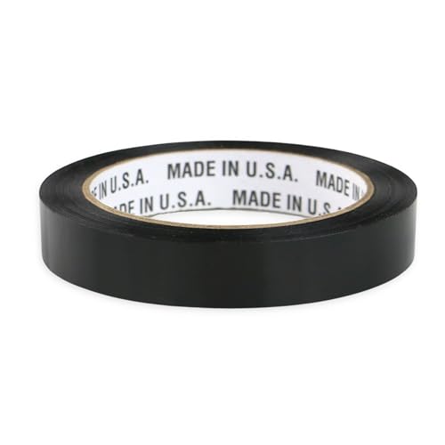 Tensilized Polypropylene Strapping Tape, 1 in. x 60 yds. (Black) - color: Black, size: 1 in. x 60 yds.