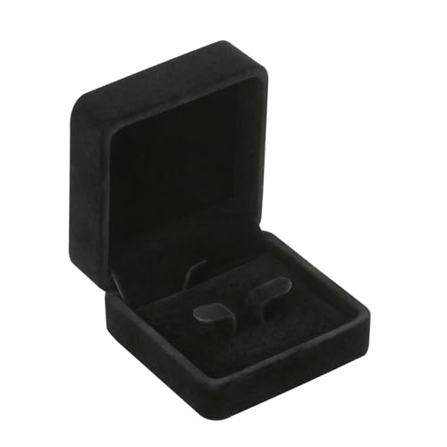 LETURE 6 Pieces Velvet Jewelry Gift Boxes for Necklace Pendant Bracelet Ring Earring, Jewelry Storage Display Case for Christmas Wedding Engagement Birthday Anniversary (Earring Box -6PCS) - color: Earring Box -6PCS