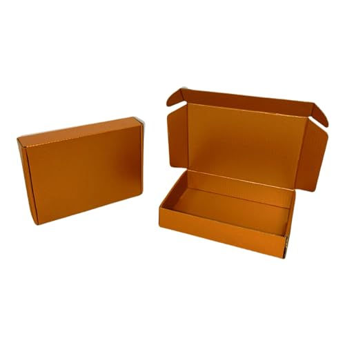 20 Pack 14.2x11.8x2.4 in Copper Shipping Boxes - color: Copper, size: 14.2x11.8x2.4 in