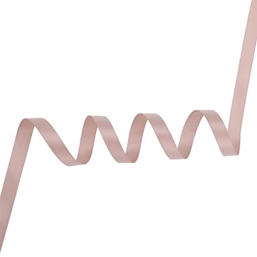 Dusty Rose Satin Ribbon, 1/2 Inch x 50 Yards - color: Dusty Rose, size: 1/2 Inch (13mm)