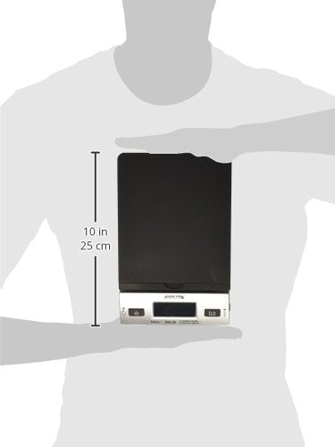 Accuteck S 86 lb All-In-One Silver Digital Shipping Postal Scale with Adapter (W-8260-86BS)