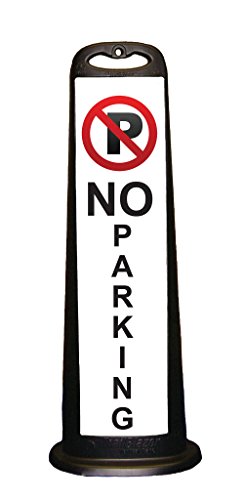 Cortina TrailBlazer Vertical Panel, "No Parking" with HIP Stripes Both Sides, 03-760-BLKNP, Black - style: No Parking Black