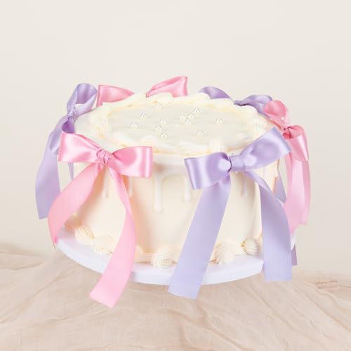 Keypan Lavender Satin Ribbon, 1 Inch, 50 Yards - color: Lavender, size: 1"