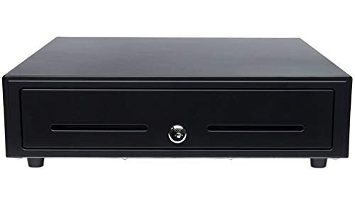 Star Micronics CD3-1313 4 Bill / 5 Coin Value Series Mini Cash Drawer with 2 Media Slots and Included Cable (13" x 13") - Black - color: Black