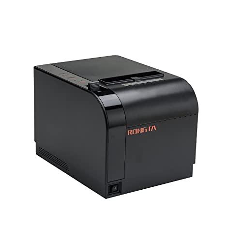 Rongta 80mm Thermal POS Receipt Printer Black - color: Black