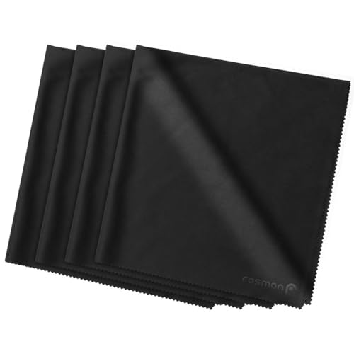 Fosmon Microfiber Cleaning Cloths, 4-Pack 16x16 inch for Screens - size: 4 pack (16 x 16)