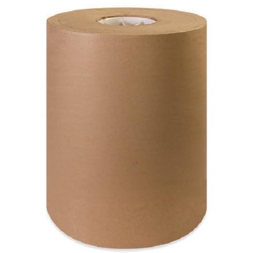 12" Wide x 1200' Long 30lb Thickness Brown Kraft Paper Roll For Packing, Shipping, Gift Wrapping Crafts, Cushioning Void Fill Rolls 100% Recycled Material - size: 12" 30# 1200' Brown Kraft Paper Roll