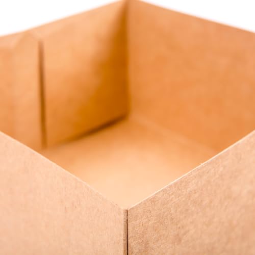 Hallmark 8" Kraft Gift Boxes (Pack of 5) for Birthdays, All Occasion - size: Pack of 5, style: 5 Kraft Gift Boxes