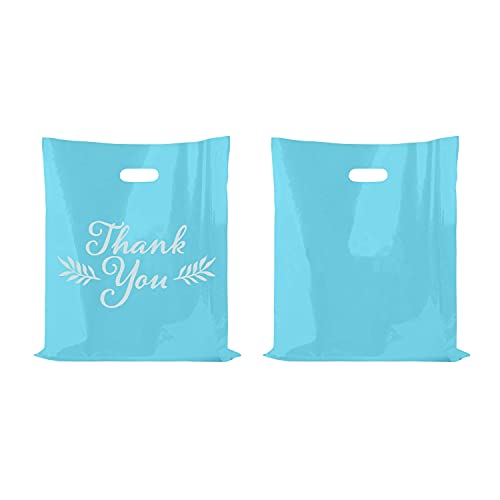 Thank You Bags, Merchandise Bags, Customers, Small Business, Blue, 16”x18” - color: Blue, size: 16" x 18"