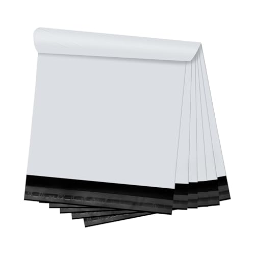 KKBESTPACK White Poly Mailers 19x24 in, Large Shipping Bags, 50 Pcs - size: 19" x 24" 50pcs