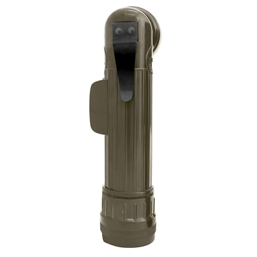 Rothco Anglehead Flashlight - Waterproof - Perfect for Tactical, Survival, and Outdoor Use - color: Green