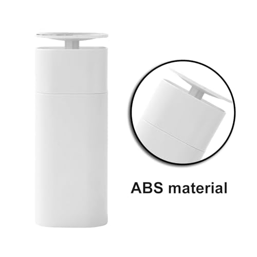 NingMeng Soap Dispenser White Push Down Lotion Pump Bottle Refillable Liquid Dispenser for Home Bathroom Kitchen Laundry Push Down Pump Dispenser