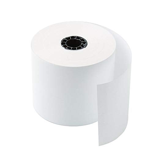 Office Depot 1-Ply Paper Rolls, 3in. x 128ft., White, Pack Of 10, 109023