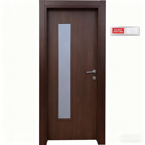 Do Not Disturb/Welcome Door Sign, Sliding Privacy Indicator - color: Silver Do Not Disturb