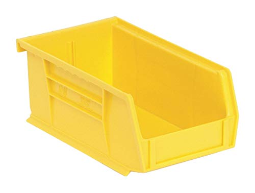Quantum Storage QUS220 Ultra Stack and Hang Bins - 7-3/8" x 4-1/8" x 3" - 24 Pack - color: Yellow
