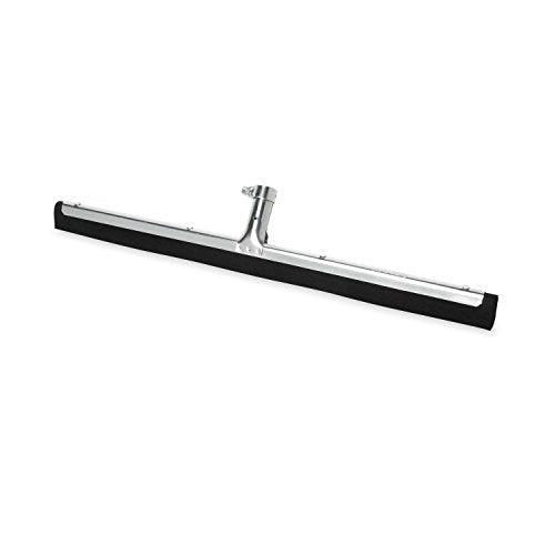Rubbermaid Commercial Products Standard Floor Squeegee, 22-inch Dual Moss, Silver/Metal, Heavy Duty Rubber Floor Scrubber for Bathroom/Garage/Tile in Office Environment - size: 22in, style: Standard