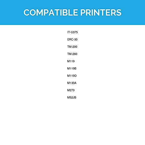 LD Products Compatible Ribbon Replacement for Epson ERC30PR (Purple, 6-Pk)