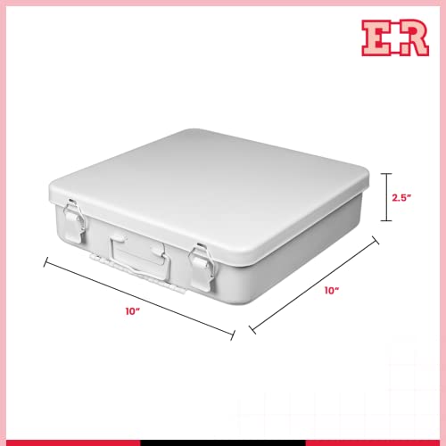 Ever Ready First Aid Metal Case, No.24 – 10” x 10” x 2.5” - size: 10" x 10"