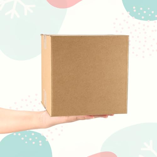 CRUGLA 25 Packs 7x7x7 Shipping Boxes, Brown Mailing Boxes - size: 7x7x7 Inch 25 Pack