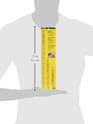 Omnigrid Marking Ruler Trio Set with Lengths 4", 6", 12"