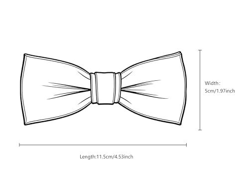 Pre-tied Pure Color PU Leather luxury Bow Ties Collar for Men-Multicolor - color: Gold