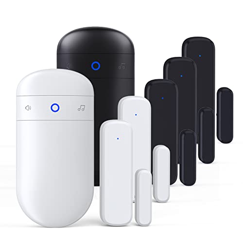Door Chime, Door Sensor Chime for Door Opens – Door Ringer with 500ft Operating Range 52 Chime Adjustable Volume Mute Mode LED Indicators –Entry Alert Chime for Business/Home/Office