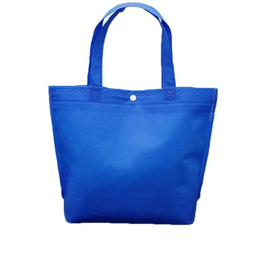 Non-Woven Reusable Shopping Bag, Women Portable Handbag Foldable Cloth Gift Organizer Large Capacity Grocery Storage Tote Pouch(32cm,coffee)