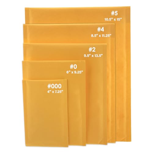 BAZIC Products #5 Self-Seal Bubble Mailer, 10.5 x 15 In - color: #5 (10.5" x 15"), size: 1-Pack