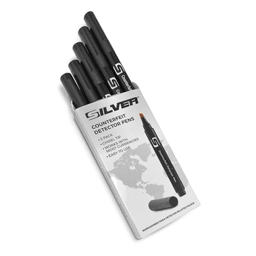 Counterfeit Detector Pens, 5 Pack - size: 5 Pack