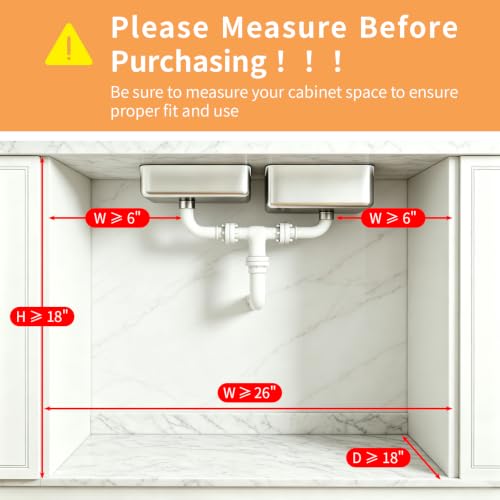 3 Tier Grid Pull Out Under Sink Organizer Black 1 Pack - color: Black Grid1 pack