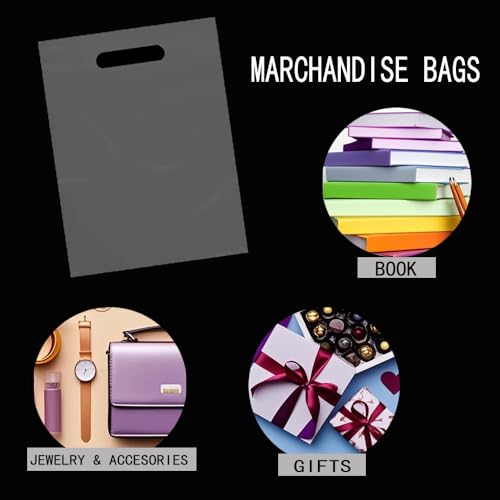 Dyfhoju clear gift bags with handles 15" x 18" Merchandise Bags 50 Pack for Retail, Gifts ,Shows,vendor events, gift-giving, book signings - color: Clear, 15x18 inch, 50 pcs