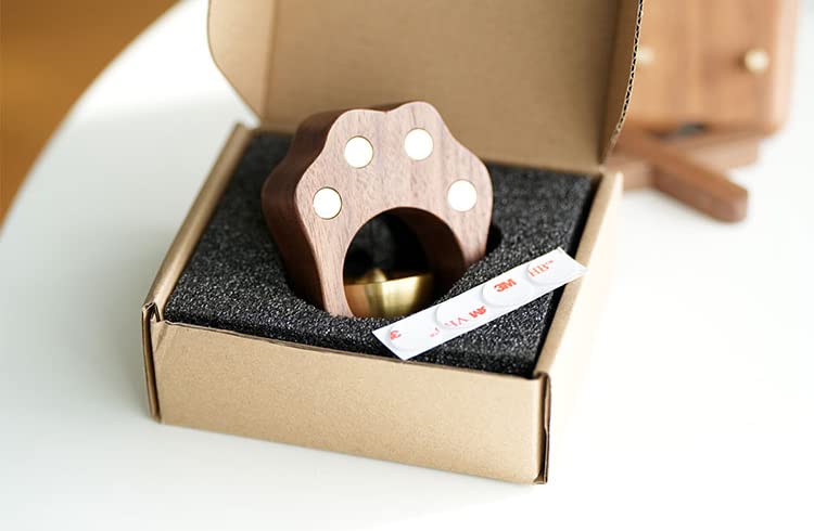 Shopkeepers Bell,Cat Paw Bell,Shopkeepers Bell for Door Opening,Door Chime,Magnet Refrigerator Magnets
